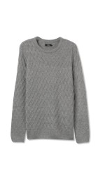 Ανδρικό Πλεκτό Πουλόβερ Tiffosi Gunt 10056925 -053 Γκρι