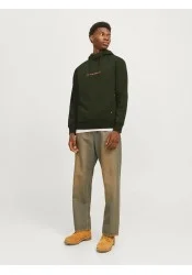 Ανδρικό Φούτερ με Κουκούλα Jack & Jones JJTree Sweat Hood 12257192 Kombu Green Ανδρικό Φούτερ με Κουκούλα Jack & Jones JJTree Sweat Hood 12257192 Kombu Green