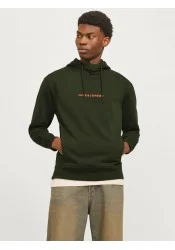 Ανδρικό Φούτερ με Κουκούλα Jack & Jones JJTree Sweat Hood 12257192 Kombu Green Ανδρικό Φούτερ με Κουκούλα Jack & Jones JJTree Sweat Hood 12257192 Kombu Green