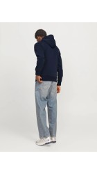 Ανδρικό Φούτερ με Κουκούλα Jack & Jones JJTree Sweat Hood 12257192 Navy Blazer