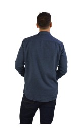 Ανδρικό Πουκάμισο Φανέλα Overshirt Boston 222-6 Μπλε Ανδρικό Πουκάμισο Φανέλα Overshirt Boston 222-6 Μπλε