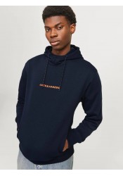 Ανδρικό Φούτερ με Κουκούλα Jack & Jones JJTree Sweat Hood 12257192 Navy Blazer