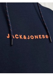 Ανδρικό Φούτερ με Κουκούλα Jack & Jones JJTree Sweat Hood 12257192 Navy Blazer