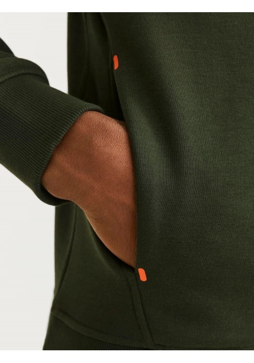 Ανδρικό Φούτερ με Κουκούλα Jack & Jones JJTree Sweat Hood 12257192 Kombu Green Ανδρικό Φούτερ με Κουκούλα Jack & Jones JJTree Sweat Hood 12257192 Kombu Green